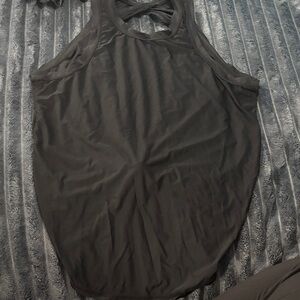 Lululemon Women's Sleeveless Black tie back tank size 8